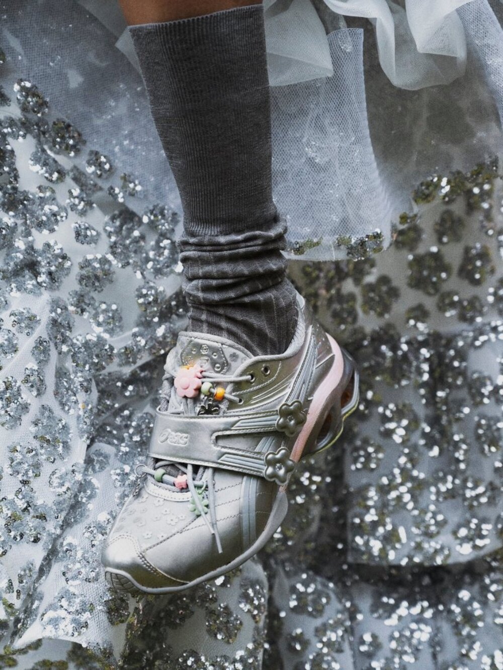 ASICS Gel-Kinetic FR | Cecilie Bahnsen Piedmont Grey Pure Silver | US Women 7